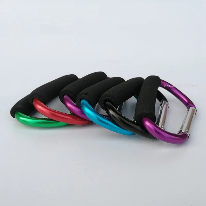 

1 Piece Clip Big Large Carabiner Hand Hook Carry for Roller Skate Shoes Ski Snow Boots Random Color Aluminium Alloy Mrtal Paten