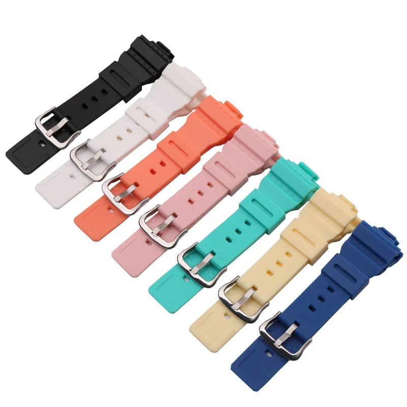 Watch Accessories Resin Strap Case for Casio BABY-G BA-111 BA-110 BA-112 120 Waterproof Watch Strap Women's Strap
