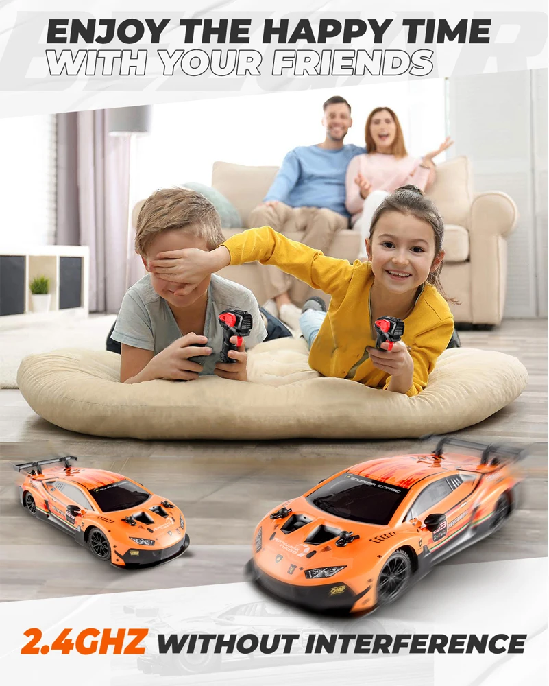 машина на радиоуправлен Lamborghini Huracan GT3 Evo радиоуправляемая машинa 2 4 ГГц BEZGAR