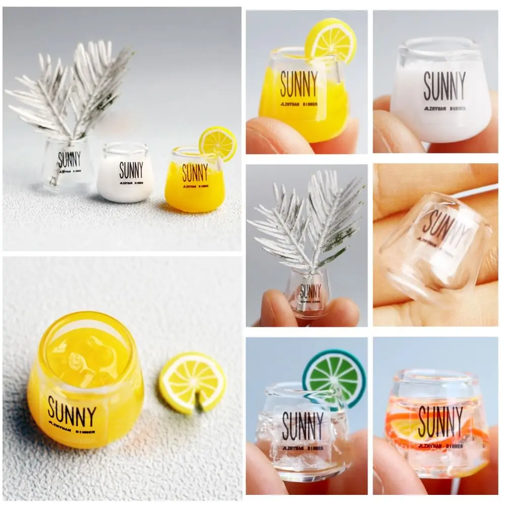 1/8 1/12 миниатюрная кружка для напитков подарок разноцветный кукольный домик сока