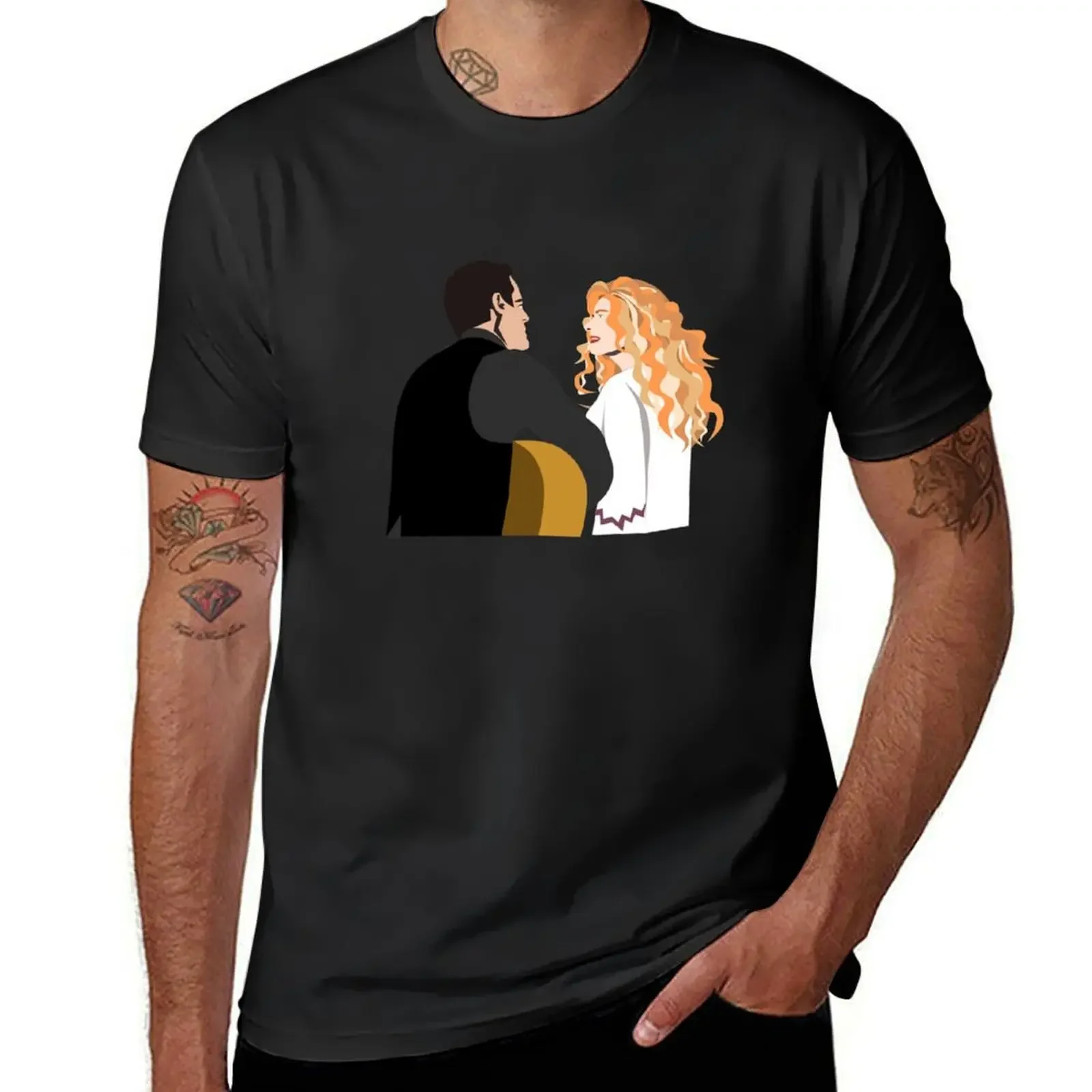 Футболка Rayna x Deacon женская футболка графическая одежда мужские рубашки из аниме