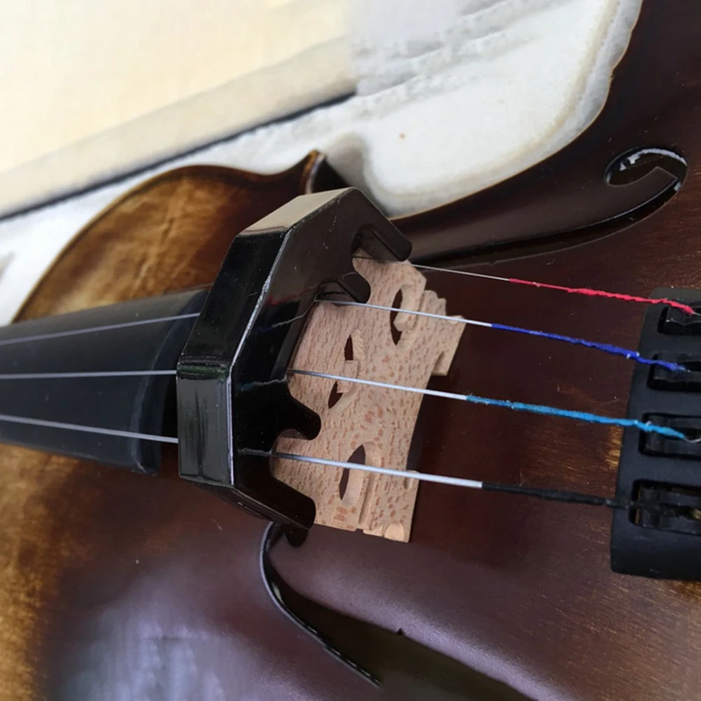 

New Violin Mute 1 * Violin Mute 100% Brand New 50g Black For 4/4-1/2 Violins High Quality Practice Professional