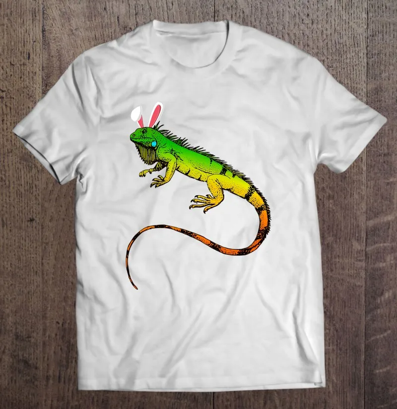 

Funny Easter Bunny Iguana For Lizard Lovers T-Shirts Oversize T-Shirt Men's Clothes Graphic T Shirts Short Sleeve T-Shirts Top