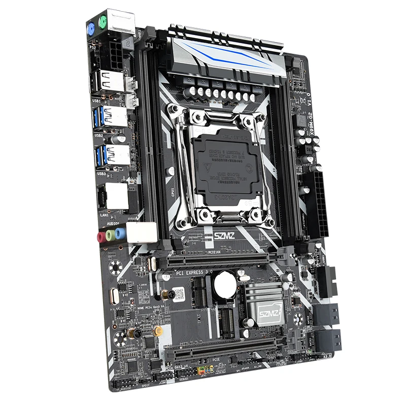 

Комплект материнской платы TISHRIC SZMZ X99, Поддержка LGA 2011-V3, полная серия ЦП SATA3.0 USB3.0 Gigabit Ethernet M.2 NVME SSD