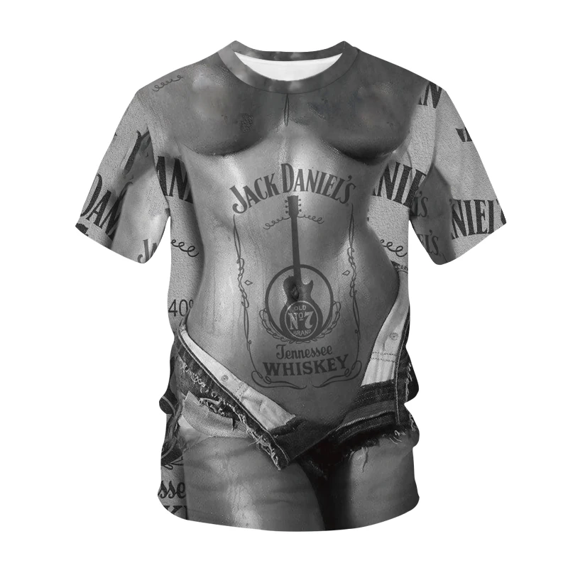 

2022 New Unisex T-Shirt, 3D Printed Cool Hip Hop Creative Beer Pattern, Street Fashion, Korean Pop, Oversized Top, Free Shipping