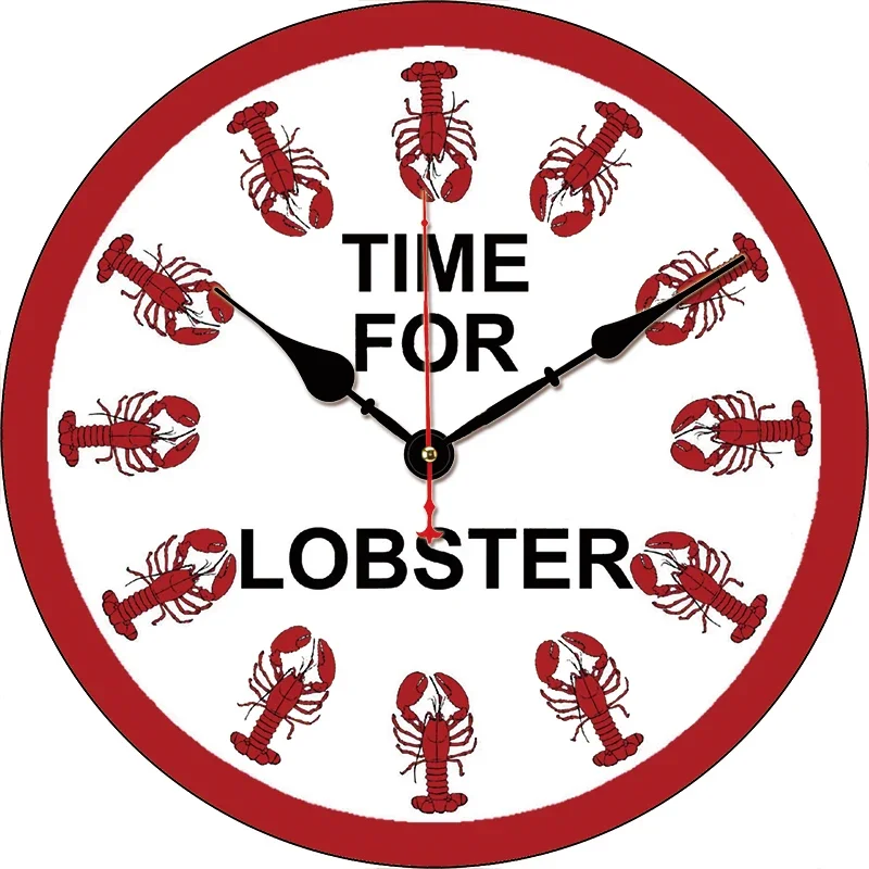 Часы настенные Мультяшные круглые для кухни декоративные бесшумные ресторана