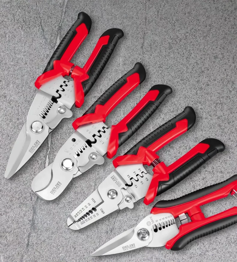

Wire Stripping Pliers Multifunctional Electrician Special Tools Pulling Wire Cutting Pliers Small Copper Pipe Crimping Pliers