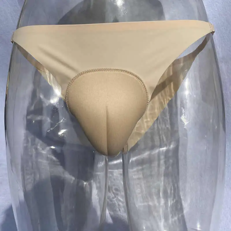 Ice Silk Camel Toe Control Panty Sissy Panties Drag Queen Underwear Crossdresser Transgender Briefs