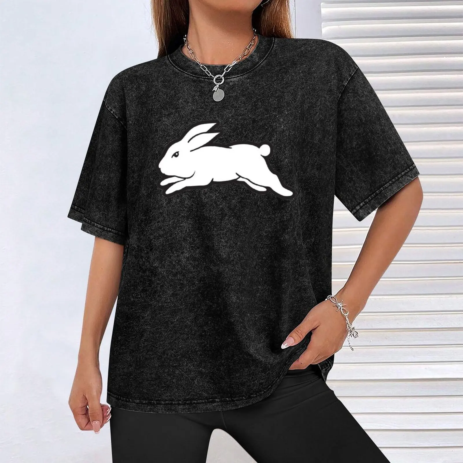 Футболка Reggie-Rabbitohs одежда больших размеров рубашки с рисунком мужские футболки