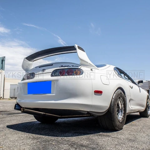 Лезвие из углеродного волокна 1993-2002 для Toyota Supra MK4 TRD стиль спойлер JZA80 заднее крыло багажника спойлер