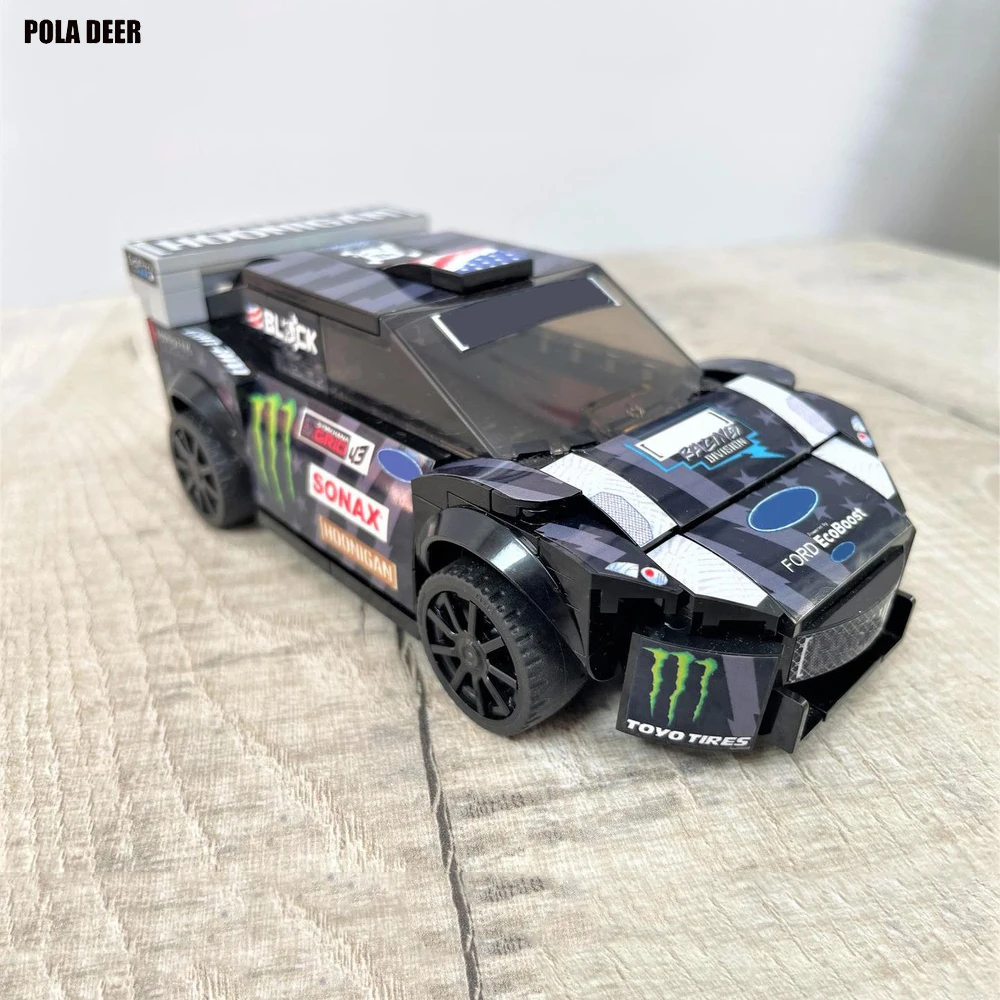 Poladeer 195 шт. карнавальный ST RX43 Speed Champion креативная сборка на заказ строительные