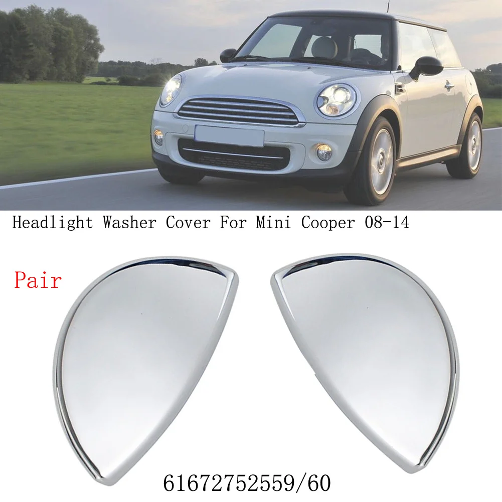 

1 пара, хромированный передний бампер для Mini Cooper 61672752559/60-2008, левый и правый трости