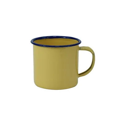 

1 Шт., 350 Мл, Эмалированная Кофейная Кружка, Эмалированная Металлическая Чашка Для Путешествий, Чая, Молока