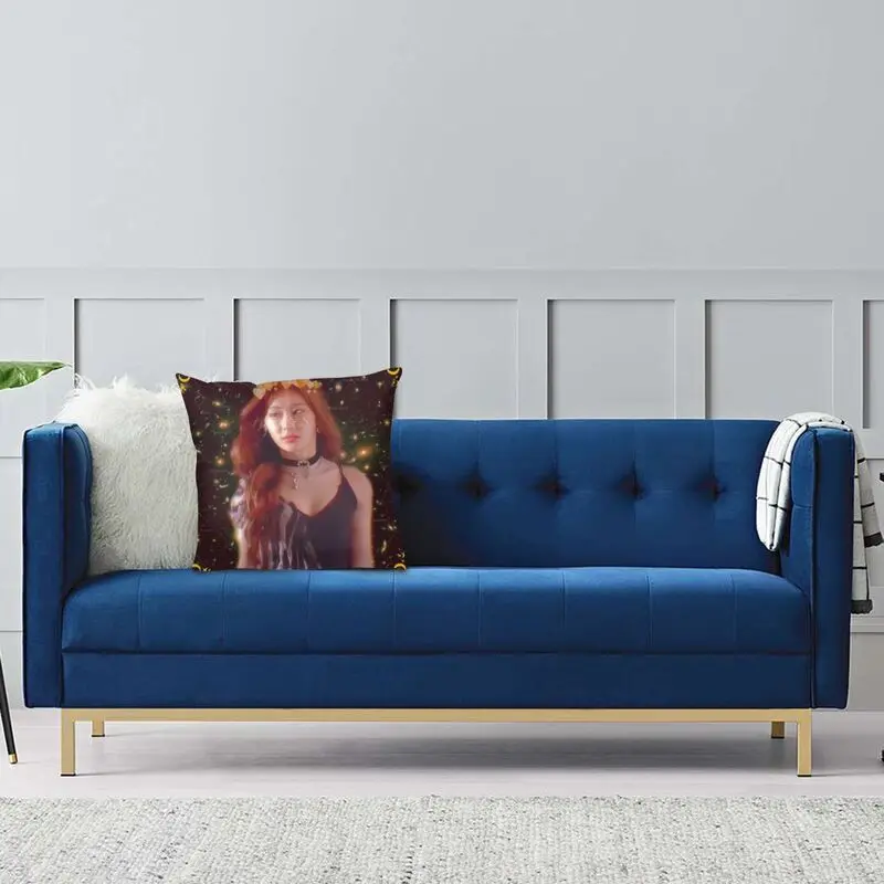 ITZYS Chaeryeong Kpop Star Girl Group наволочка для дивана гостиной квадратная декоративная