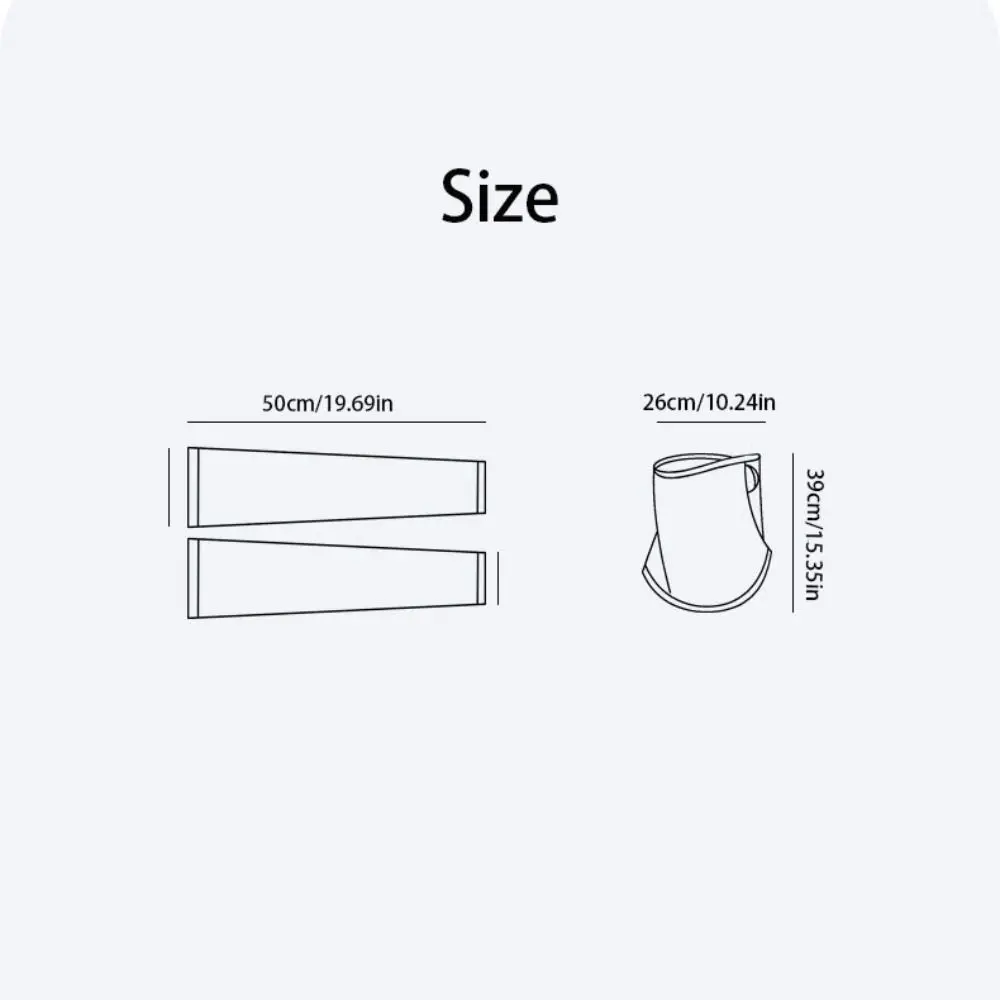 Сплошной цвет маска из ледяного шелка крышка для лица защита от ультрафиолета