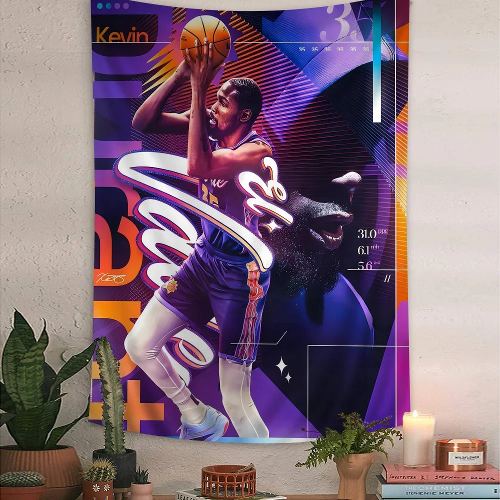 Кевин Уэйн D-DurantS гобелен с художественным принтом мультяшный дизайн вязаный