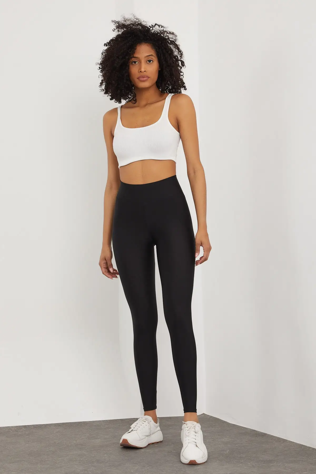 Women's Black Articulated Rallying Bright Disco Leggings
