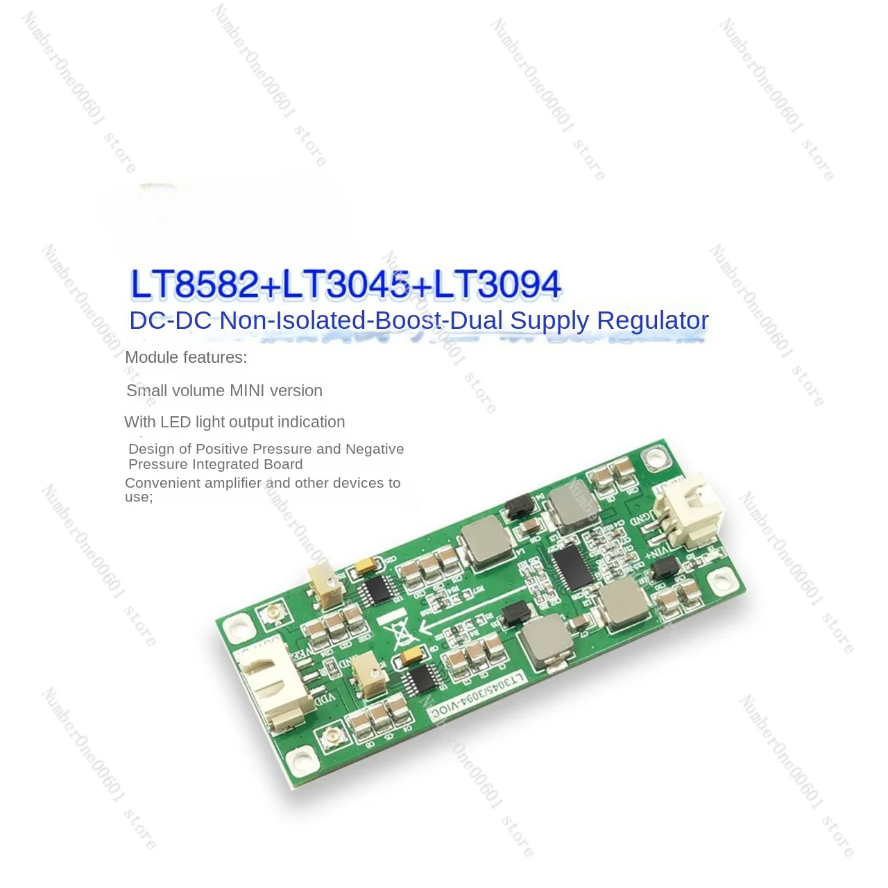 Lt3045/3094 Регулируемый источник питания Lt8582 с двойным источником Vioc функция