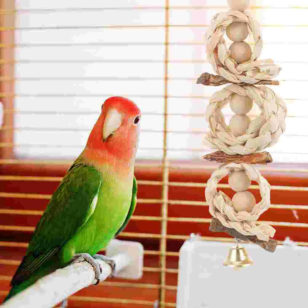 3 шт. жевательная игрушка для попугая износостойкие птичьи попугаи обучающие