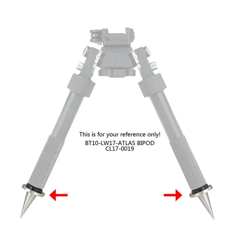 Canis охотничьи ножки для биподов шпильки Bipod Atlas металлические из нержавеющей