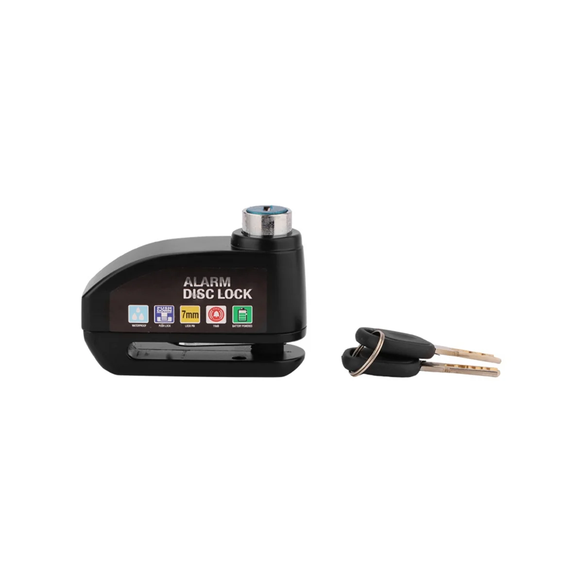 

Motorcycle Disc Brake Lock Motorcycle Bike Scooter Security Lock Waterproof Alarm Sound
