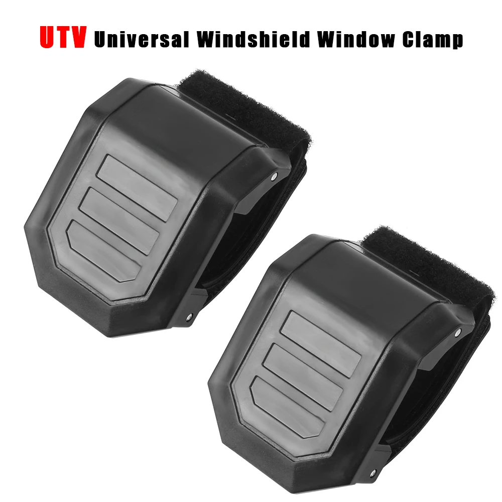 

2Pcs UTV Universal Windshield Window Clamp For Can-Am Maverick x3 1000 Commander For Polaris RZR XP For Honda Pioneer
