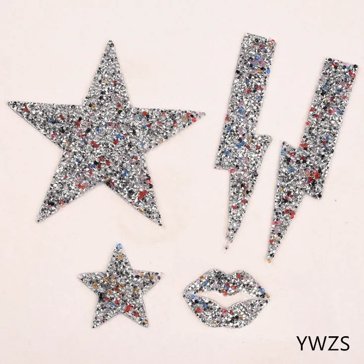 Новое поступление 10 шт. нашивка Звездные губы аппликация сделай сам для