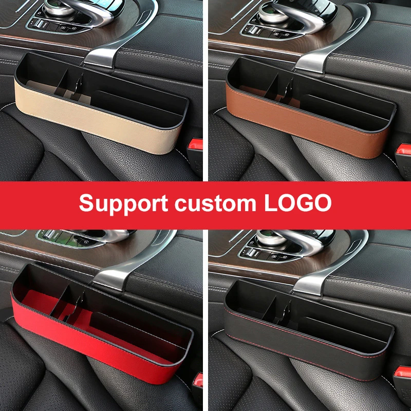 

Universal Storage Bag Storage Box Car Seat Slot Storage Box Multifunctional Waterproof Pu Leather Car Organizer Car Supplies