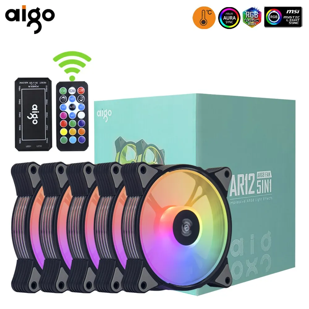 Argb Silent Controller Kit Fan Cooling Ventilador