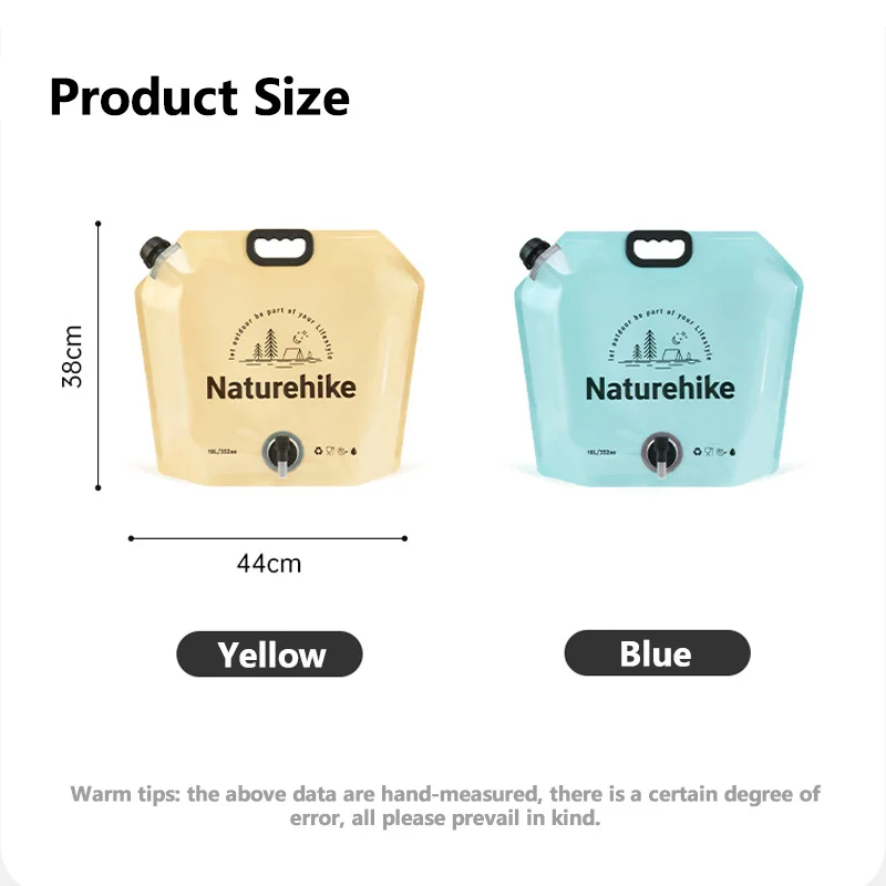 Naturehike 10л сумка для воды уличная портативная складная хранения кемпинговое ведро