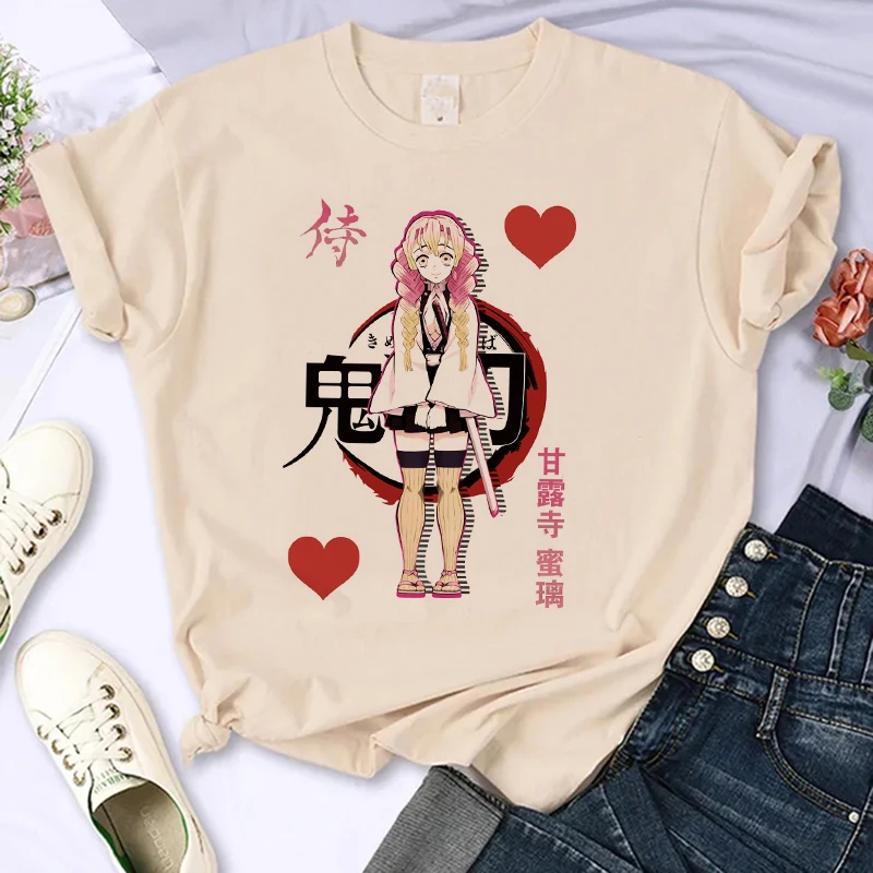 Женская футболка в стиле аниме Demon-skimming