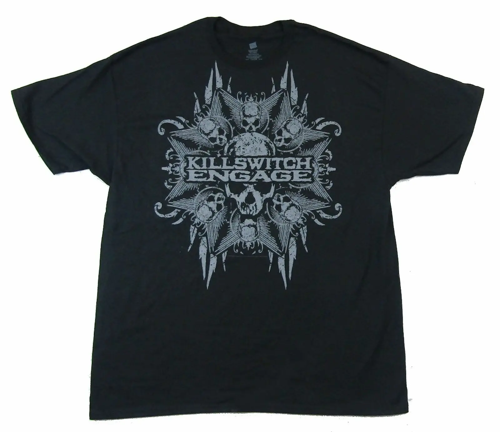 

Killswitch Engage Star Skulls Black T Shirt New Band Shirt