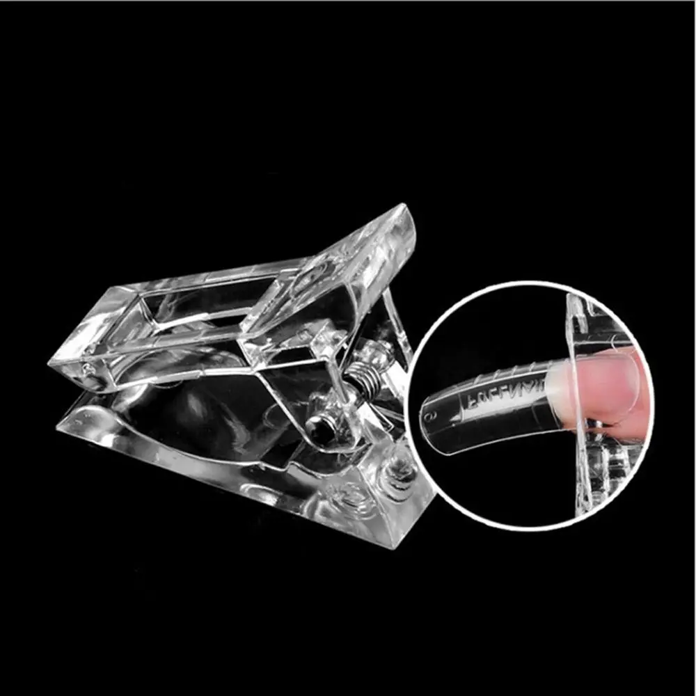 

5 Pcs Professional Fixed Extension Gel Nails Portable Acrylic Fake Nail Clip Multi-color Cute DIY Manicure Accessories