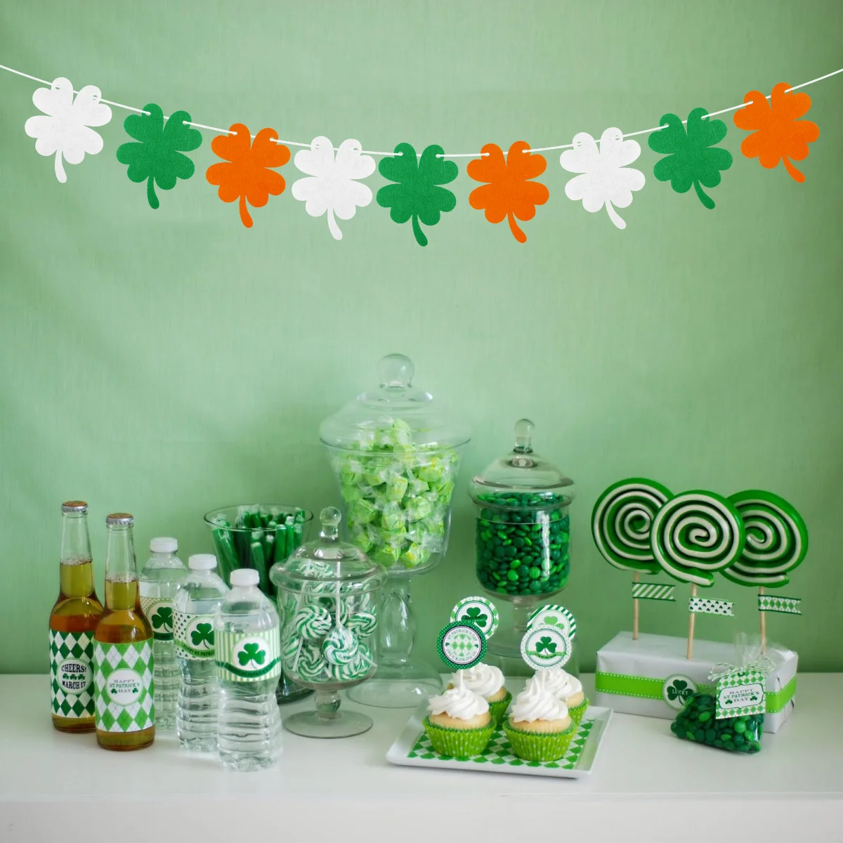 

3 Meters Banner Flags Shamrock Banners St Patrick's Day Decoration Ideas Football St Patrick's Day Banners St Patrick's Day Flag