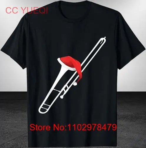 Рождественская тромбоновая рубашка-праздничный подарок футболка с забавным