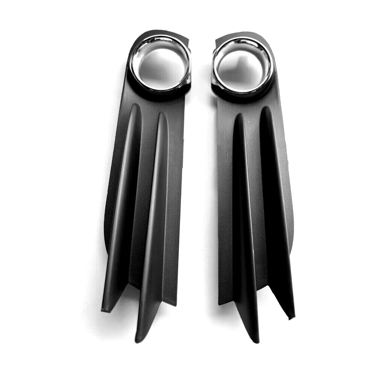 

Front Bumper Fog Lamp Bezel Fog Light Cover with Trim Rings for 2011-2016 Chrysler Town & Country