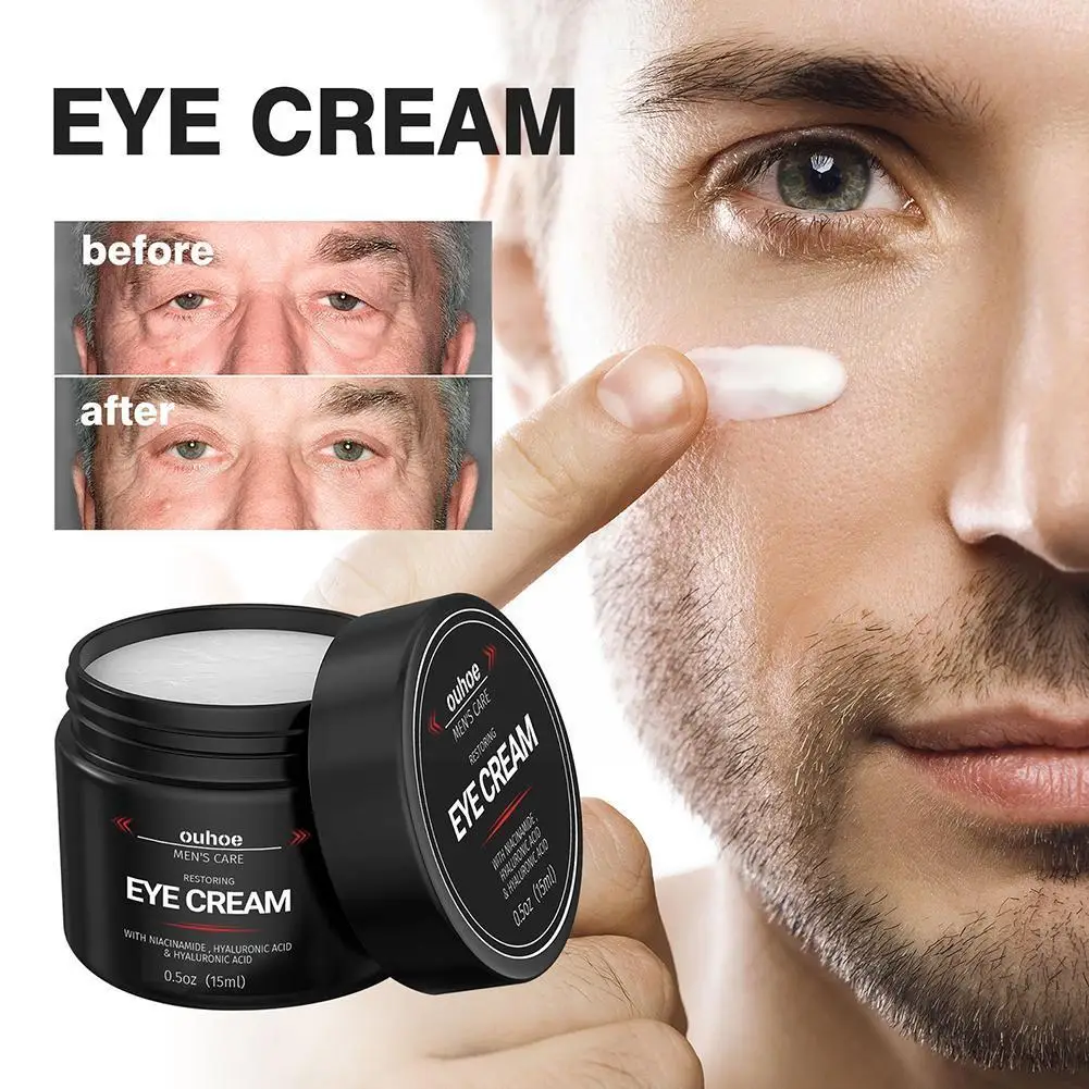 

Men's Firming Eye Cream Hydrating Hyaluronic Acid Moisturizing Moisturizing Lines Corner Fine Lines Eye Desalting Fine Firm E1O2