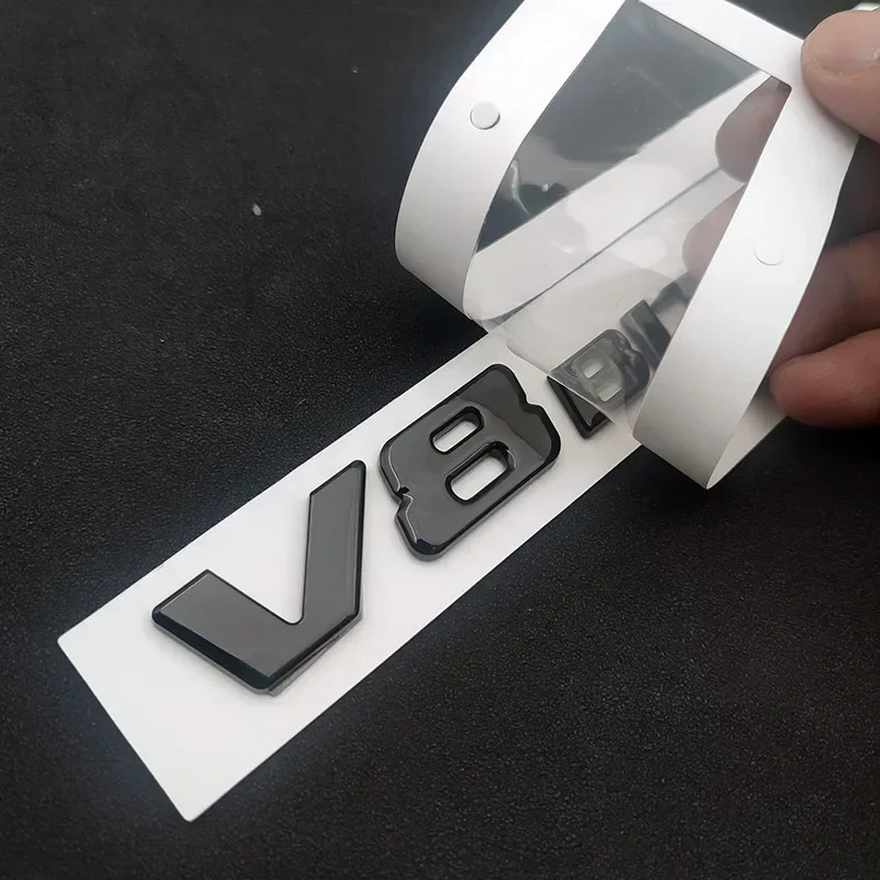 Черные хромированные 3d-буквы для наклеек на багажник автомобиля Mercedes Benz E63 AMG W213