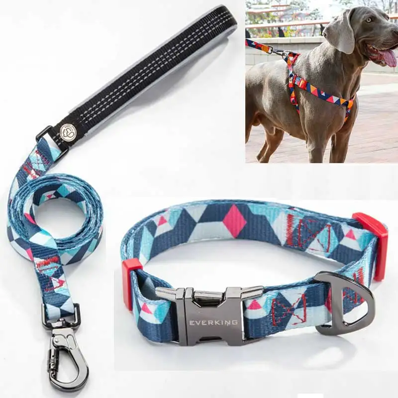 

Нейлоновый Поводок для собак, регулируемая печать, свободные руки, для бега, щенков