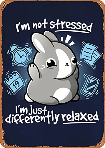 Прессованный кролик винтажный вид металлический знак художественные принты