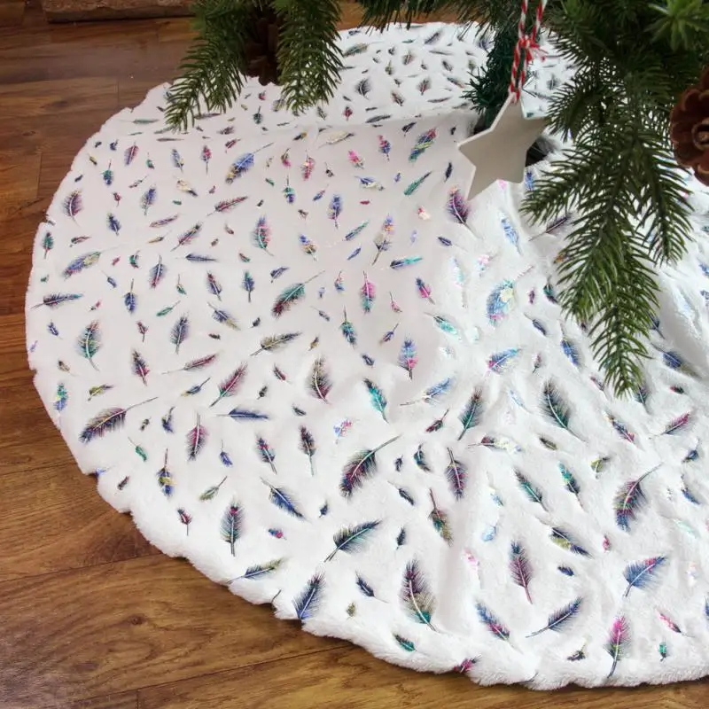 

Юбка для рождественской елки, ковер для ног, коврик для юбки под елку, украшения для дома, снежинки, новогодние и рождественские украшения