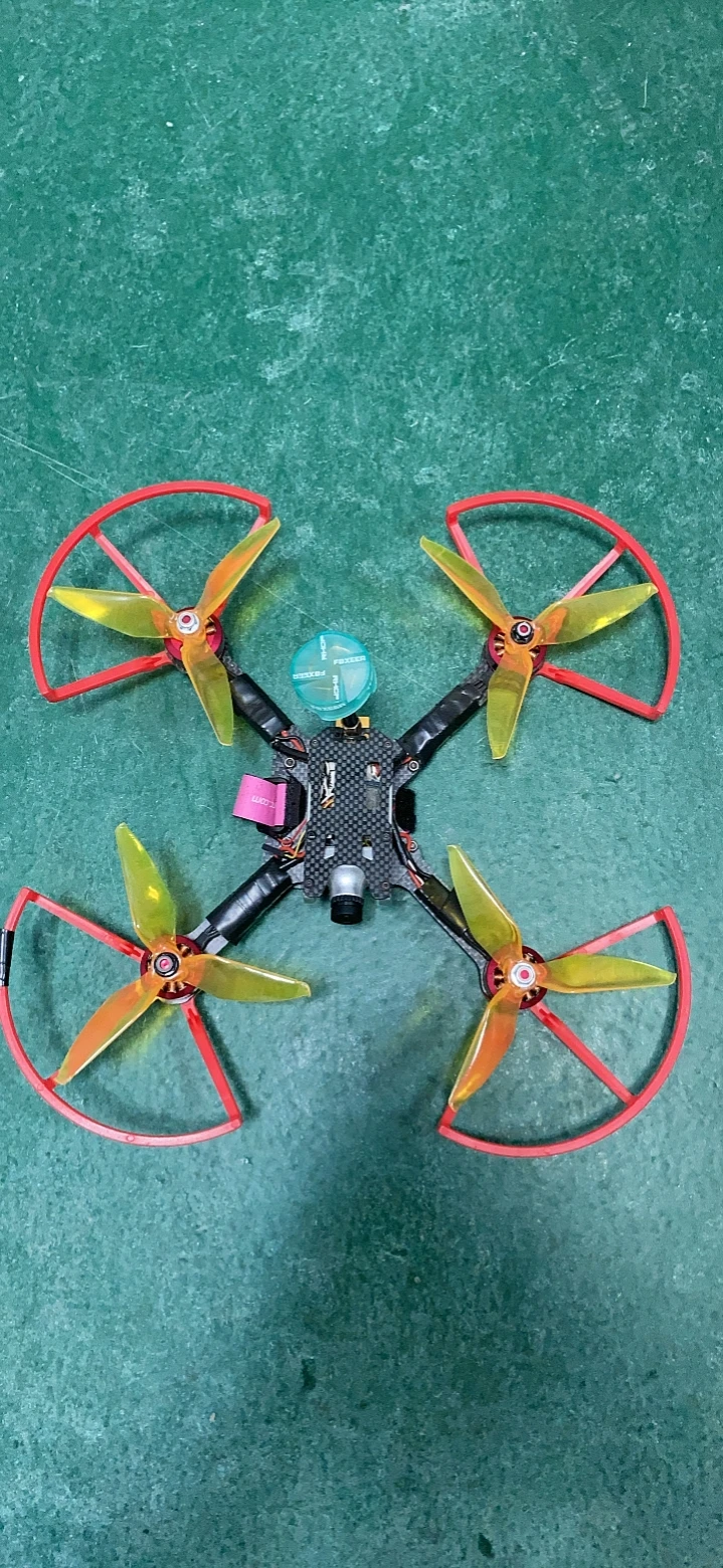 TransTEC Frog 218mm Build flished PNP with KINGKONG 2207-2100KV Motor RX F3 Stack FC 5.8Ghz VTX camera 5inch props & protector