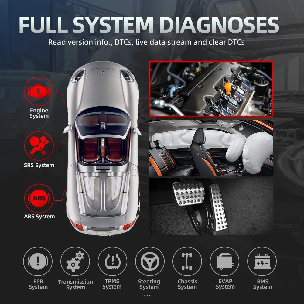 LAUNCH X431 CRP919E CANFD DIOP полная система Diagnstic Tools AF DPF IMMO 29 функции сброса OBD2 считыватель