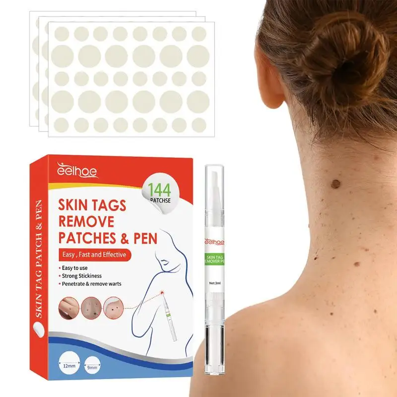 

Skin Tag Remover Patch Hygienic Mole Pen Removal Natural Ingredients Easy To Absorb Just Stick For Hand Leg Back Foot Body Parts