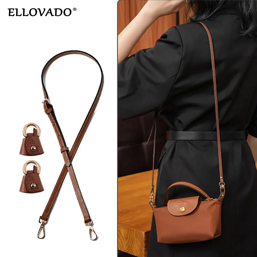 

Ellovado Bag Strap For Longchamp 2023 NewFree Punching Modification Transformation Accessories for Mini Shoulder Bag Straps