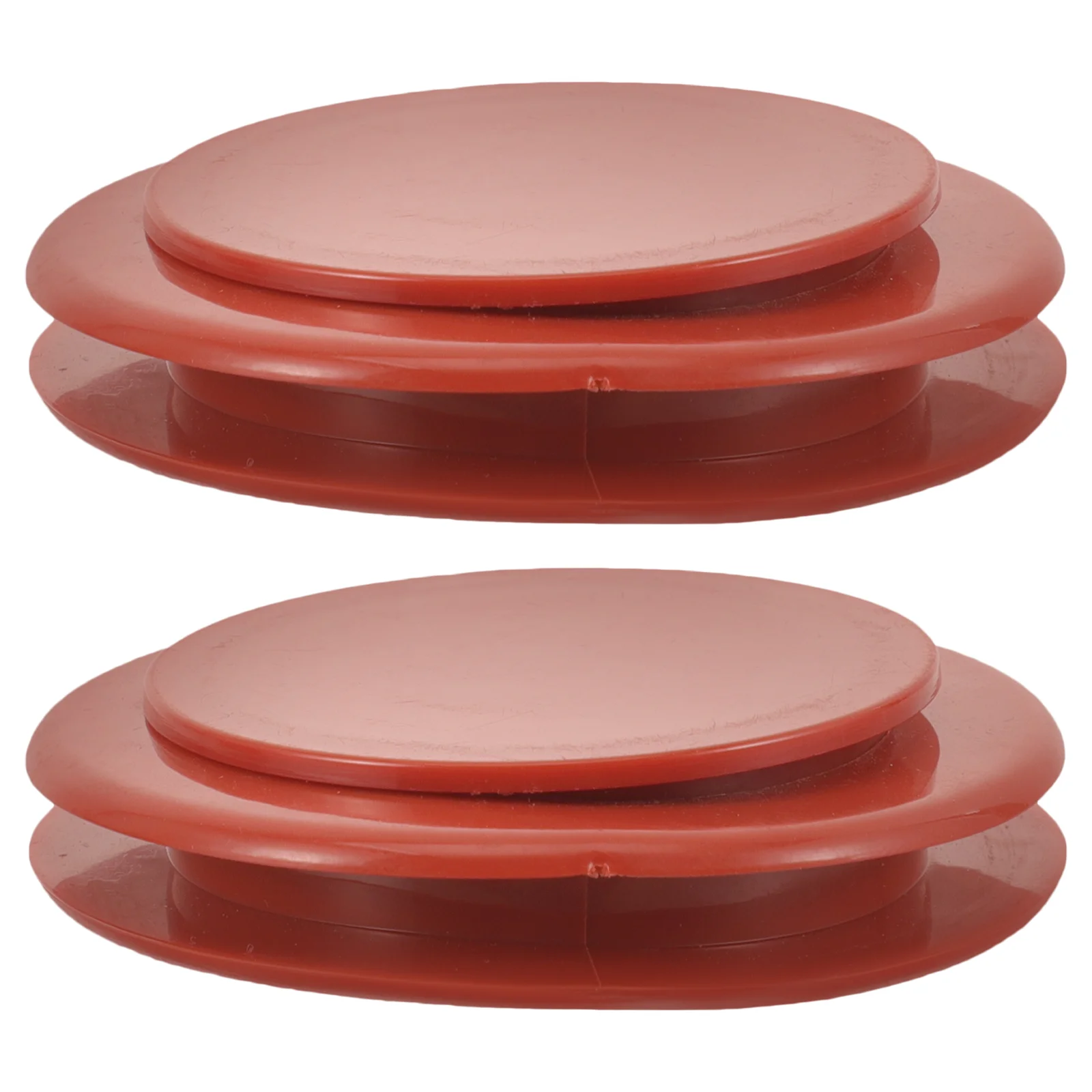 

2 Pcs Ring Plug Transparent Table Umbrella Umbrellas Hole Caps Exquisite Fixation Rings Silica Gel