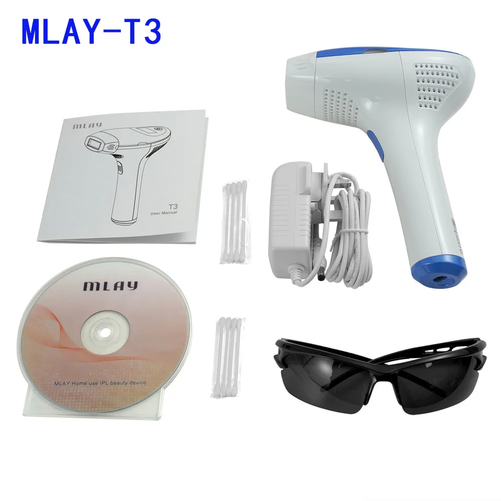 Enlarge Mlay T3 IPL Hair Removal Machine Epilador Malay IPL Epilator Face Body IPL Hair Removal Device Bikini Trimmer Epilator for Women