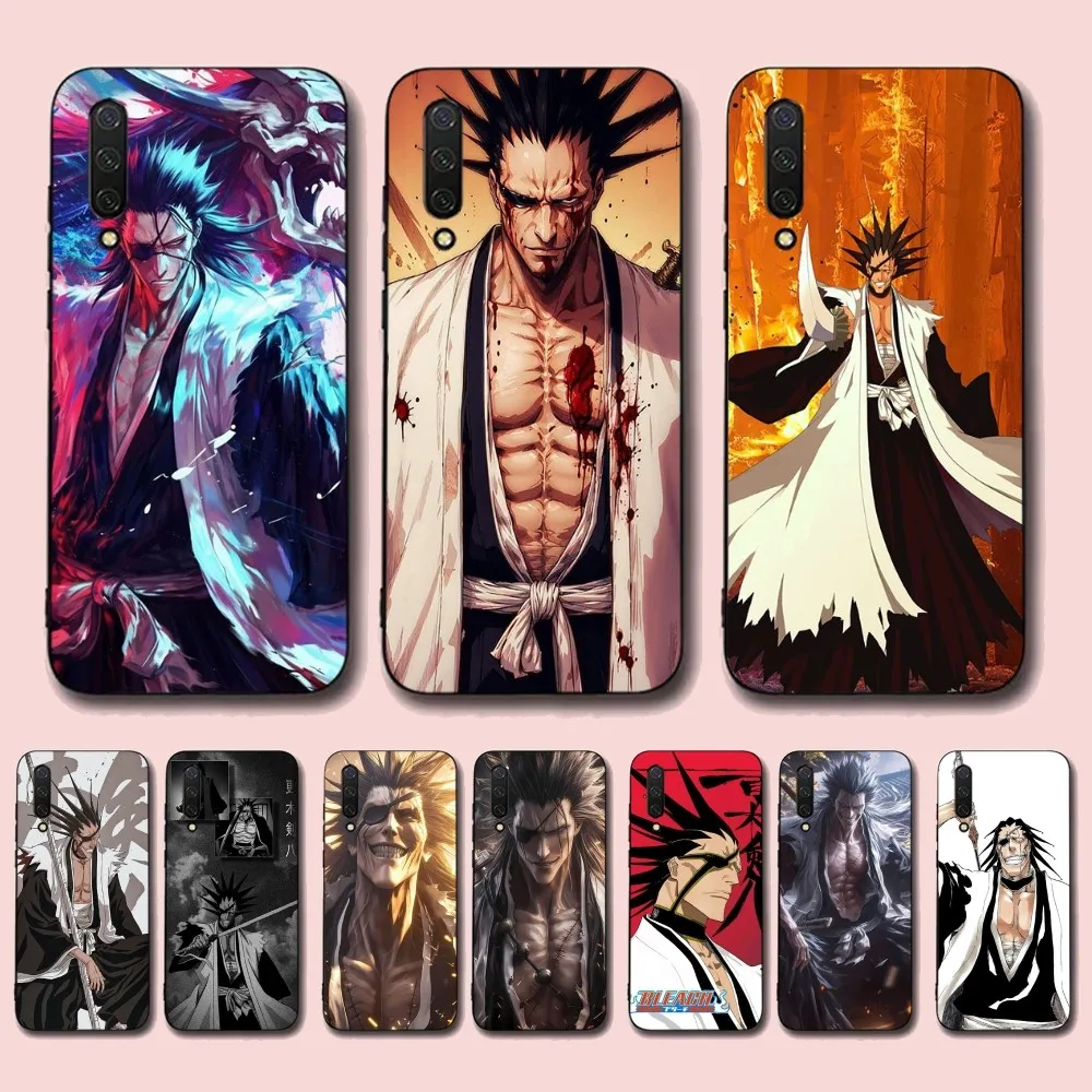 Kenpachi Zaraki Anime B-Bleach Phone Case For Xiaomi Mi 5X 8 9 10 11 12 Lite Pro 10T PocoX3pro PocoM3 Note