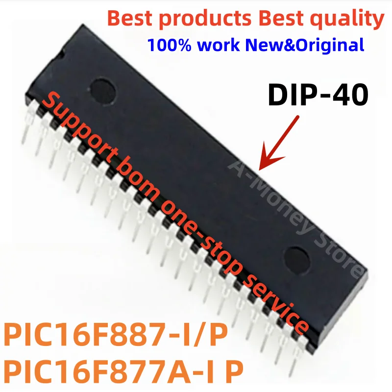 (1 шт.) PIC16F887-I/P PIC16F877A-I/P PIC16F887 PIC16F877 DIP-40