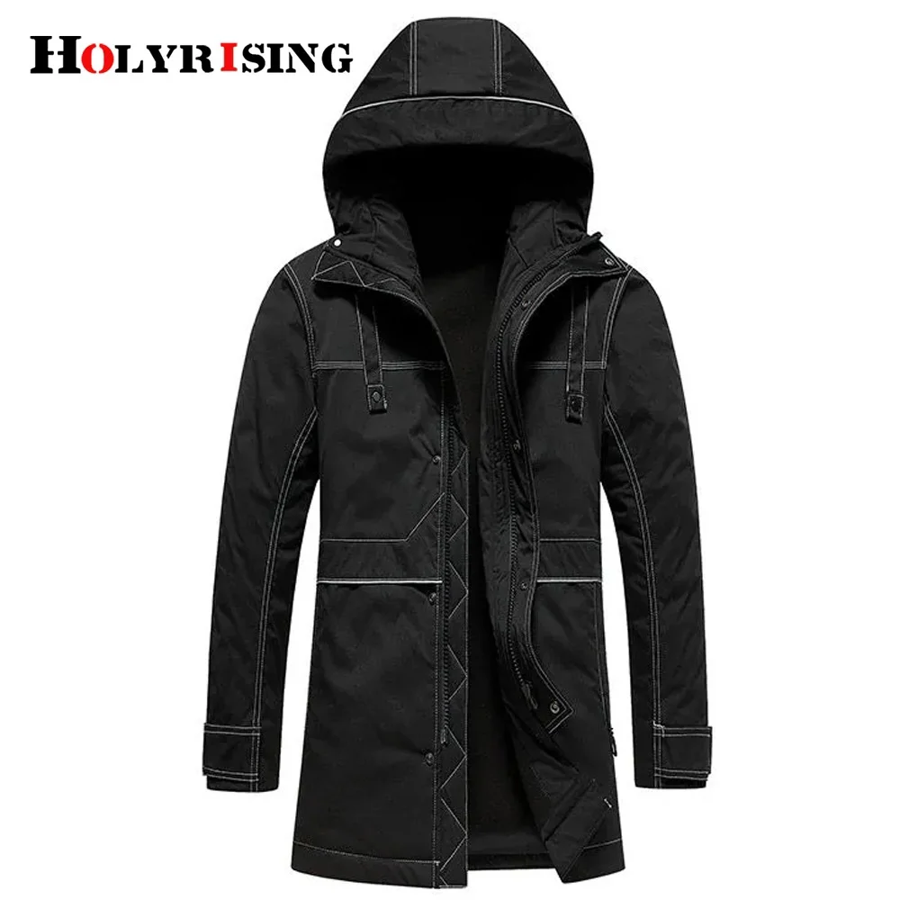 Мужская парка, теплая тонкая верхняя одежда для мужчин